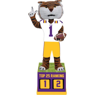 LSU Tigers Football Top 25 Ranking Tracker Bobblehead