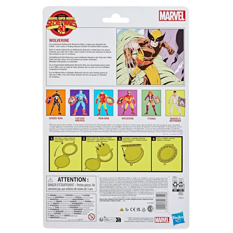 Secret Wars Marvel Legends Wolverine 6-Inch Action Figure