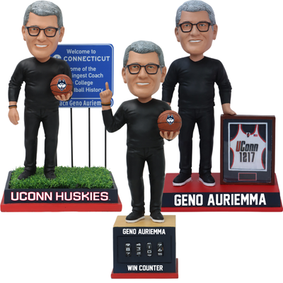 Coach Geno Auriemma UConn Huskies Win Record Bobbleheads (Presale)