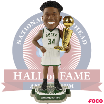 Milwaukee Bucks 2021 NBA Champions Bobbleheads