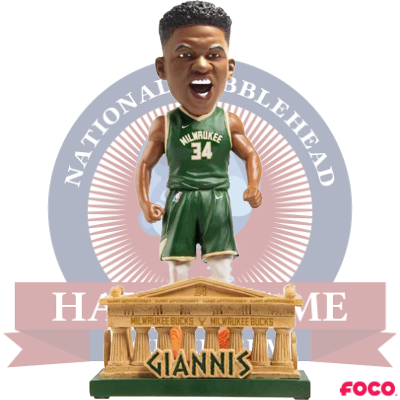 Giannis Antetokounmpo Milwaukee Bucks Parthenon Bobblehead
