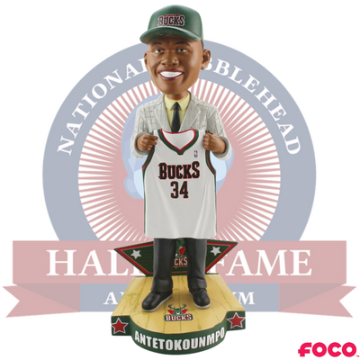 Giannis Antetokounmpo Draft Day Bobblehead - White Jersey