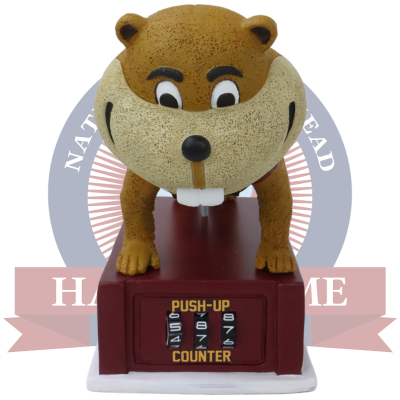Goldy Gopher Minnesota Golden Gophers Mascot Push-Up Counter Bobblehead