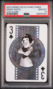 2023 DISNEY 100 PLAYING CARDS SNOW WHITE 3 OF CLUBS PSA 10