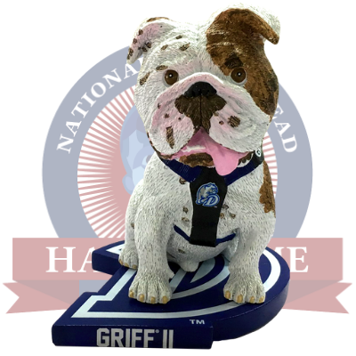 Griff II Drake Bulldogs Live Bulldog Bobbleheads