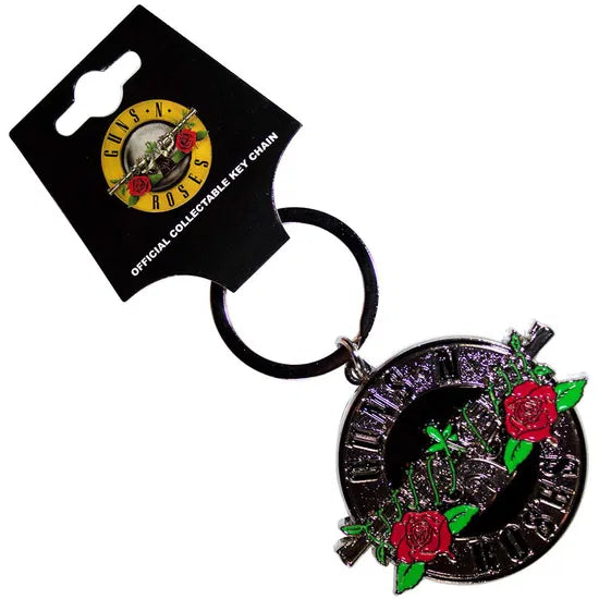 Guns N' Roses Logo Enamel Keychain