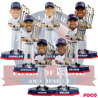 Chicago Cubs 2016 World Series Champions Additional Player Bobbleheads
