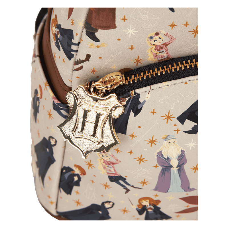 Loungefly Harry Potter Hogwarts All-Over Print Mini Backpack