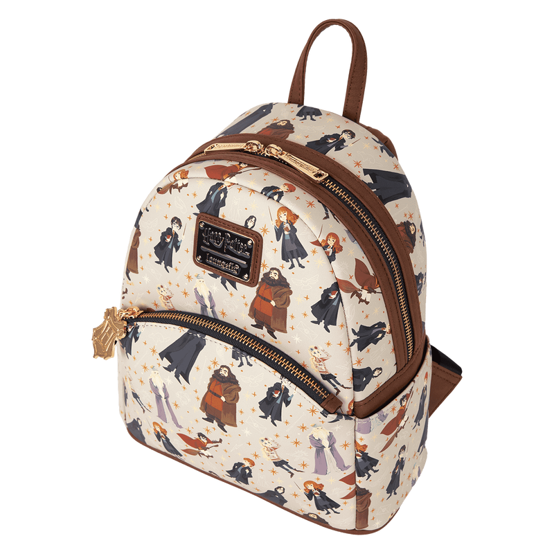 Loungefly Harry Potter Hogwarts All-Over Print Mini Backpack