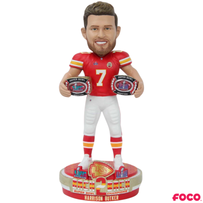 Kansas City Chiefs Super Bowl LVIII 58 Champions Bobbleheads