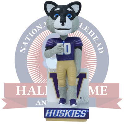 Harry the Husky Washington Huskies Mascot Bobblehead