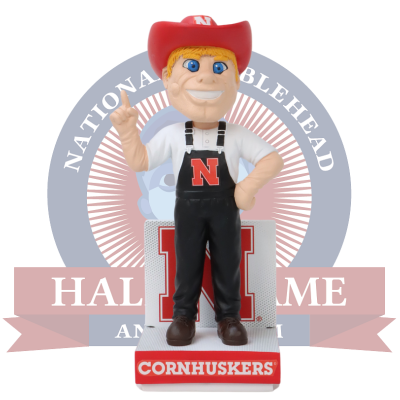 Herbie Husker Nebraska Cornhuskers Mascot Bobblehead