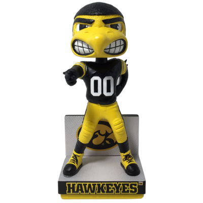 Herky the Hawk Iowa Hawkeyes Mascot Bobbleheads