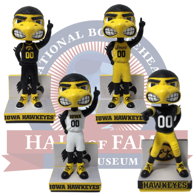 Herky the Hawk Iowa Hawkeyes Mascot Bobbleheads