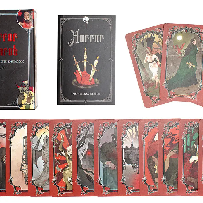 Horror Tarot Deck and Guidebook