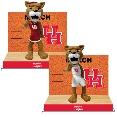 Houston Cougars Basketball Dancing in March Bobbleheads (Presale)