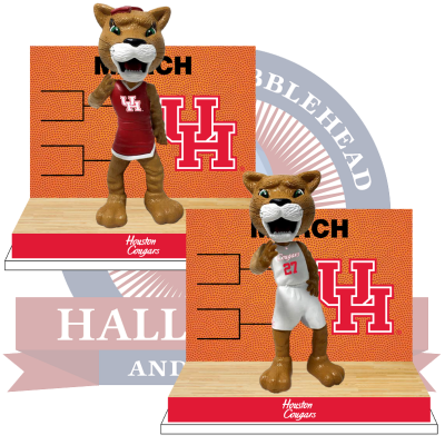 Houston Cougars Basketball Dancing in March Bobbleheads (Presale)