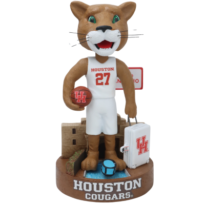 Houston Cougars Basketball Welcome to San Antonio Bobbleheads (Presale)