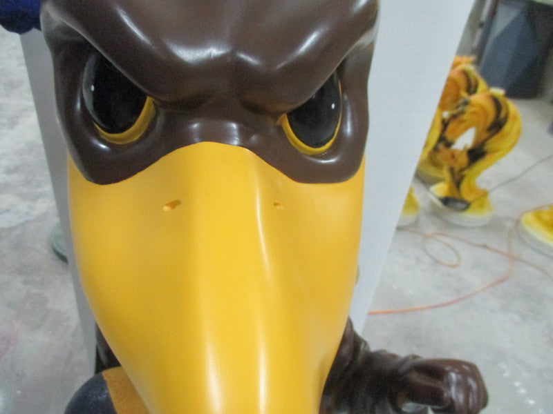 3 Foot Marquette Golden Eagles Mascot Bobblehead