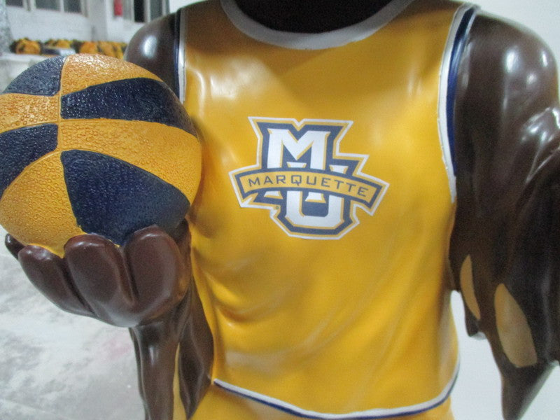 3 Foot Marquette Golden Eagles Mascot Bobblehead