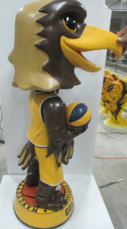 3 Foot Marquette Golden Eagles Mascot Bobblehead