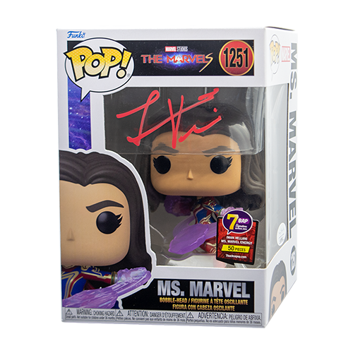 Signature Series Iman Vellani Signed Pop - Ms. Marvel