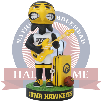 Iowa Hawkeyes Herky the Hawk Heading to Cleveland Bobblehead