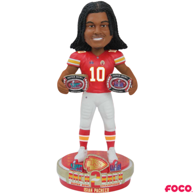 Kansas City Chiefs Super Bowl LVIII 58 Champions Bobbleheads