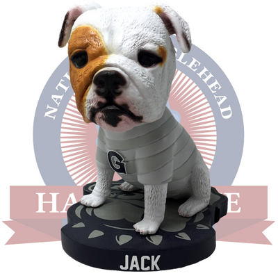 Jack the Bulldog Georgetown Hoyas Live Bulldog Bobblehead