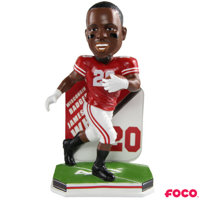Wisconsin Badgers College Football Super Star Bobbleheads
