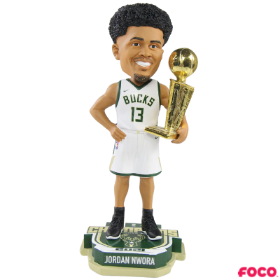 Milwaukee Bucks 2021 NBA Champions Bobbleheads