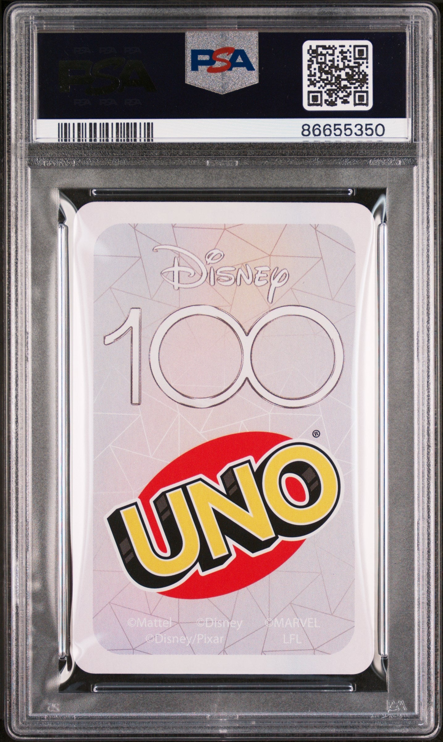 2023 UNO DISNEY 100 CRUELLA DE VIL GREEN DRAW 2 PSA 10
