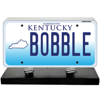 License Plate Bobbles