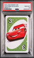 2023 UNO DISNEY 100 LIGHTNING McQUEEN GREEN 3 PSA 10