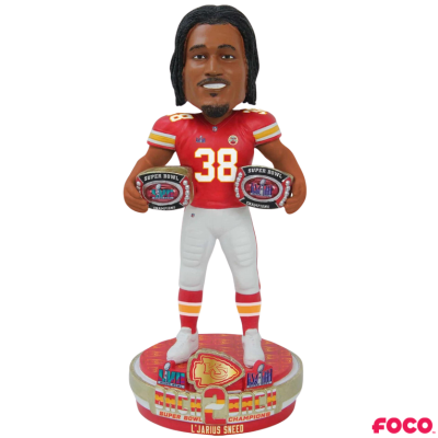 Kansas City Chiefs Super Bowl LVIII 58 Champions Bobbleheads