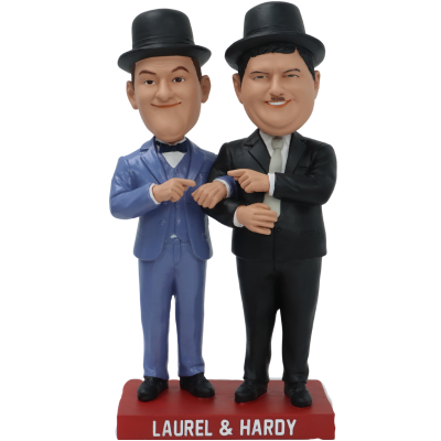 Laurel & Hardy Dual Bobblehead (Presale)
