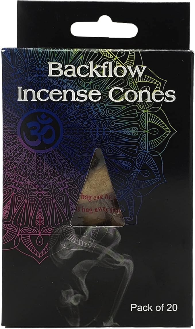 Lavender Scent Backflow Incense Cones Pack of 20