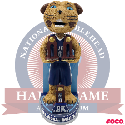 Villanova Wildcats 3-Time NCAA Men's Basketball National Champions Bobblehead
