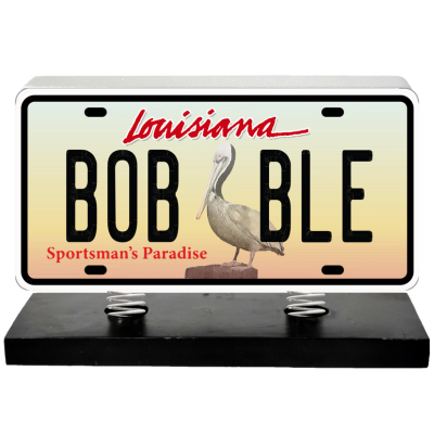 License Plate Bobbles