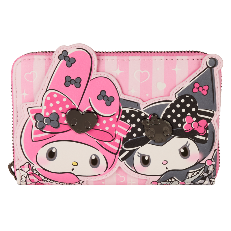 Loungefly Sanrio My Melody & Kuromi Zip Around Wallet