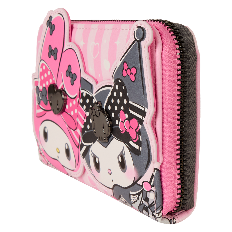 Loungefly Sanrio My Melody & Kuromi Zip Around Wallet