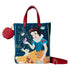 Loungefly Snow White Classic Apple Quilted Velvet Tote Bag With Coin Bag