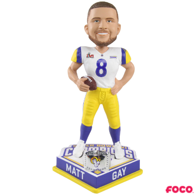 Los Angeles Rams Super Bowl LVI 56 Champions Bobbleheads