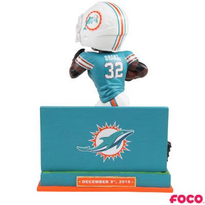 Miami Miracle Miami Dolphins Kenyan Drake Bobblehead