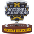 Michigan Wolverines 2023 National Champions Bobbleheads