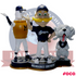 Milwaukee Brewers Triple Mascot Bobblehead