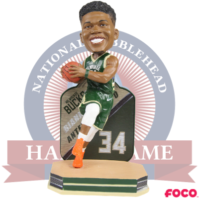 Milwaukee Bucks Name and Number Bobbleheads