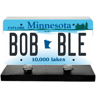 License Plate Bobbles