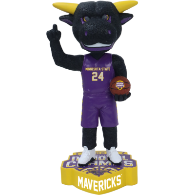 Minnesota State Mankato Mavericks 2024 NCAA Division II Men's and Women's Basketball National Champions Bobbleheads
