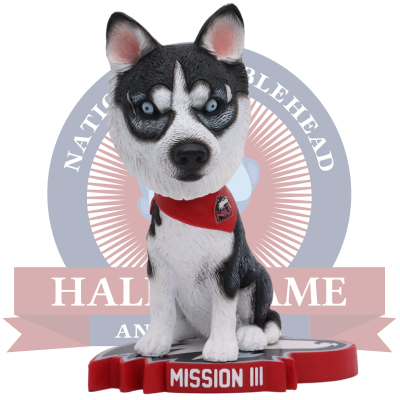 Mission III Northern Illinois Huskies Live Husky Bobblehead